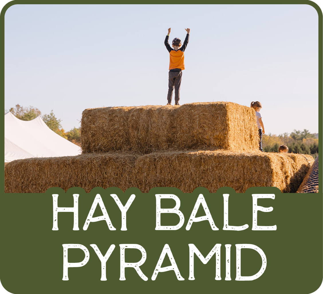 Moore Hay Bale Pyramid